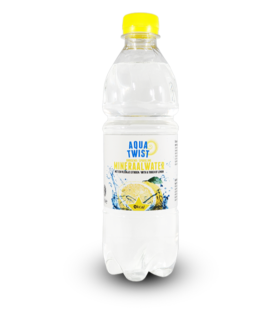 Sparkling mineral water with a touch of lemon 0.5 liter