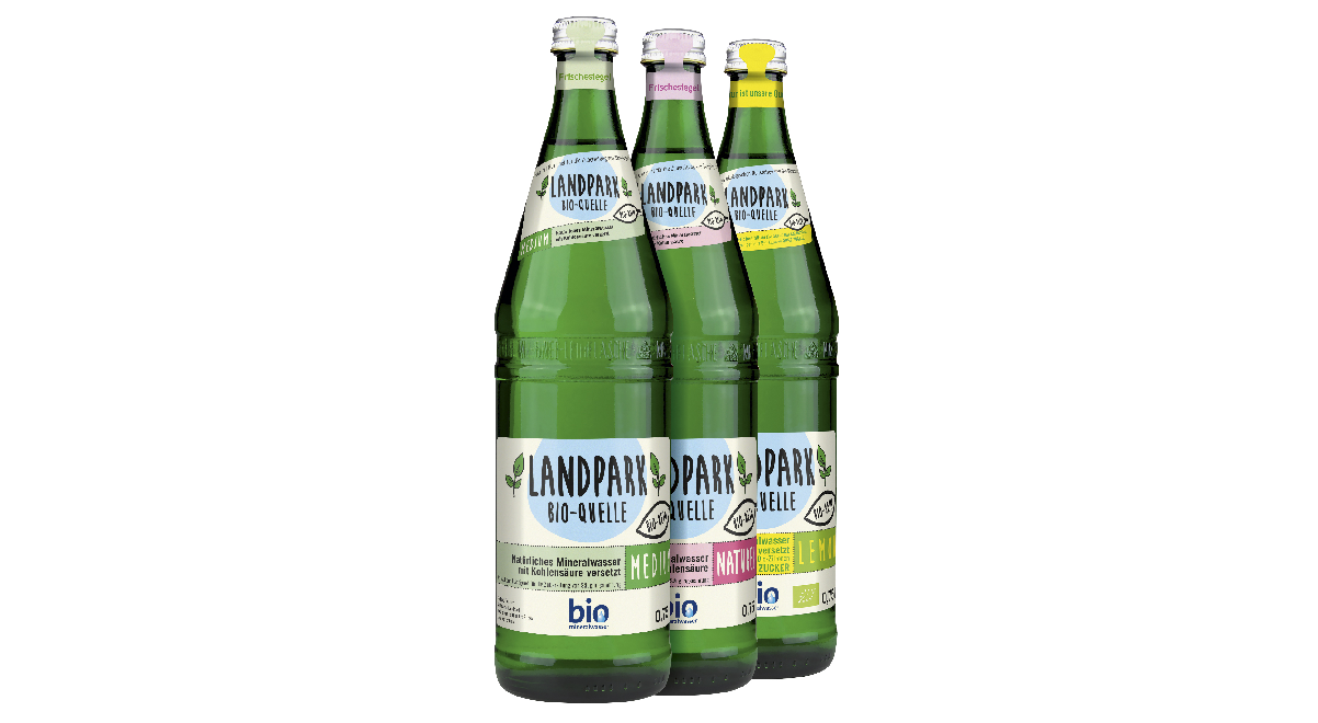 Exclusively for the dutch market: Landpark Bio Mineral Water