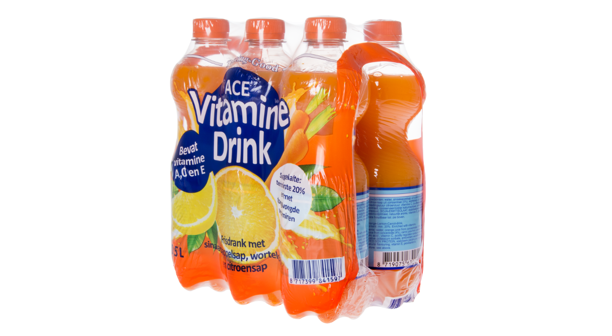 An AKOM Classic: Tasting Good ACE vitamin drink