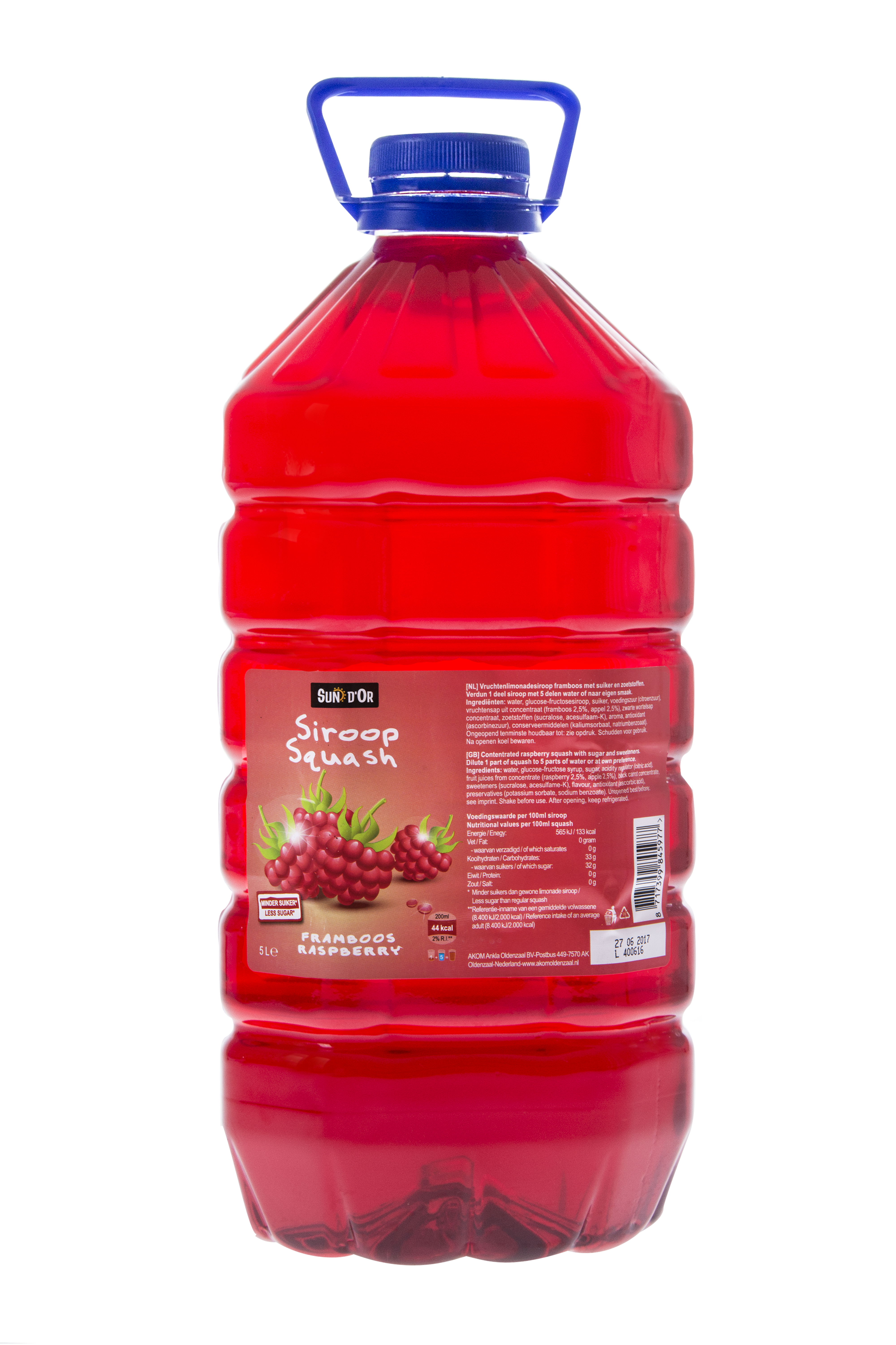 Raspberry Fruit Squash 5 liter 