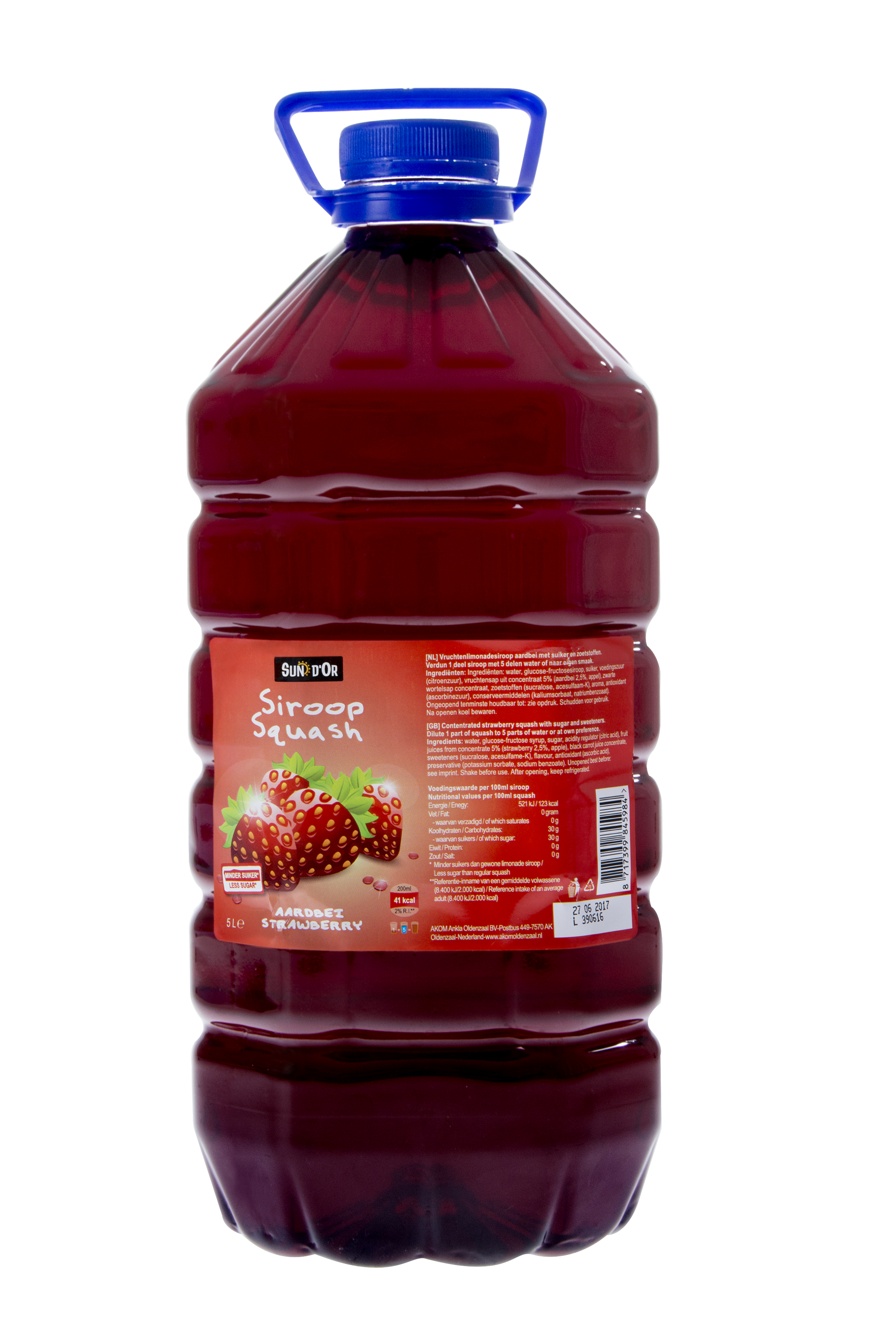 Strawberry Fruit Squash 5 liter 