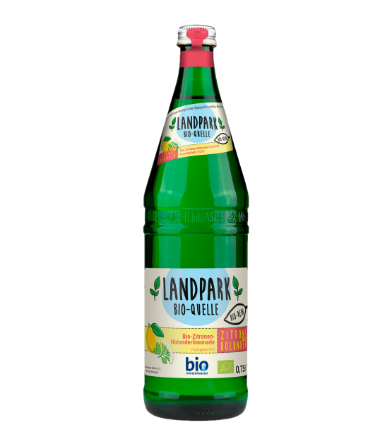 Bio-Bron sparkling lemonade with lemon-elderflower flavor 0,75L