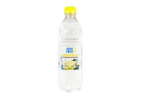 Sparkling mineral water with a touch of lemon 0.5 liter