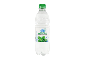 Sparkling mineral water with a touch of mint 0.5 liter