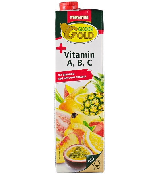 Multivitamin juice + vitamins A, B, C