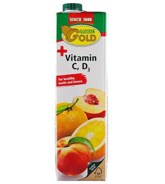 Peach orange nectar + C, D3